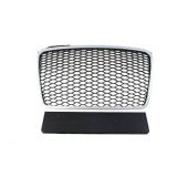 Custom Silver-Black Grill for Audi A4 B7 (2004-2008)