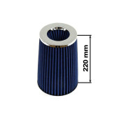 Simota Blue Air Filter H:220mm DIA:60-77mm JAUWS-022A