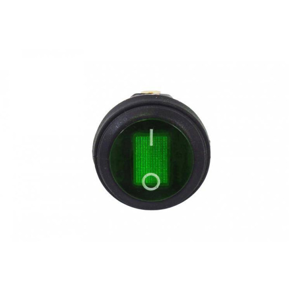 3-Pin Green ON-OFF Switch Round Button for Easy Control