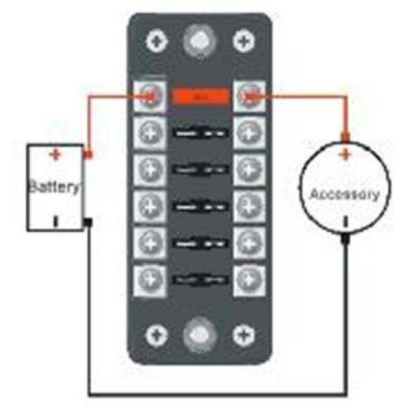6-Way Type A Fuse Box for Reliable Circuit Protection