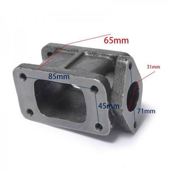 38mm T3 Turbo Wastegate Flange Reducer - High Performance