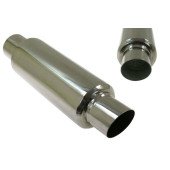 76mm Inlet Rear Muffler - High Performance Exhaust Upgrade