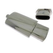 90x170mm Rear Muffler with 63.5mm Inlet - High Performance