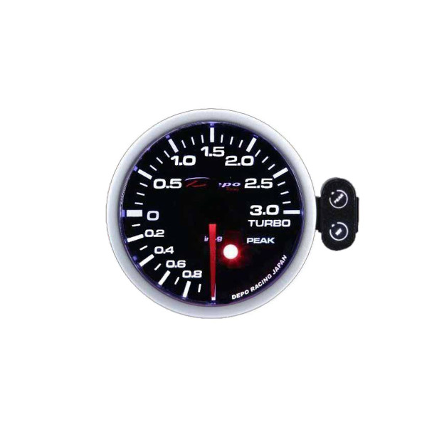 Turbo Electric Depo Gauge PK 52mm - 1 to 3 BAR Pressure