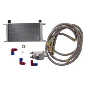 D1Spec 19-Row Oil Cooler Kit with Relocation Kit
