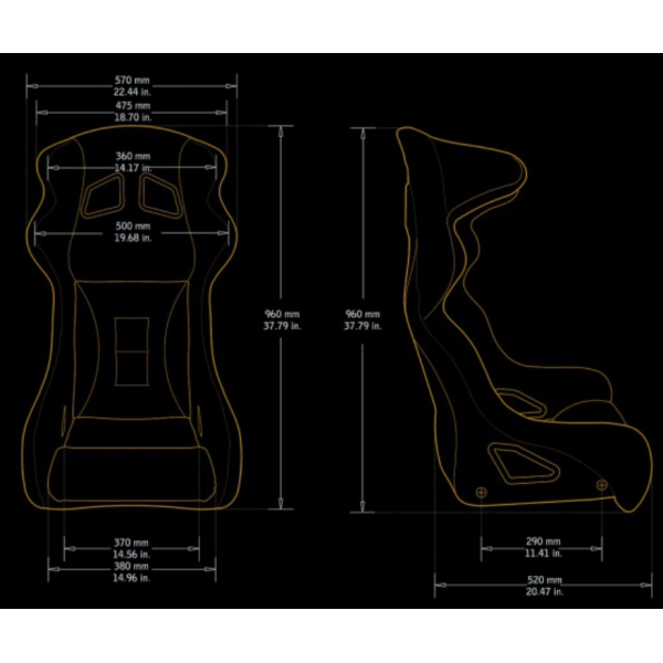 Bimarco Hamer PRO Racing Seat - Red Welur, FIA Approved