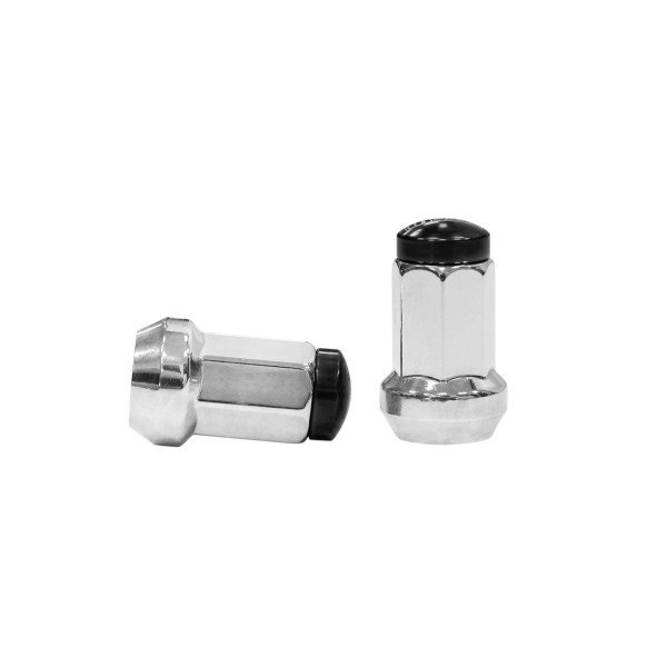 Forged Wheel Lug Nuts D1Spec Stal 12x1.25 Silver/Black