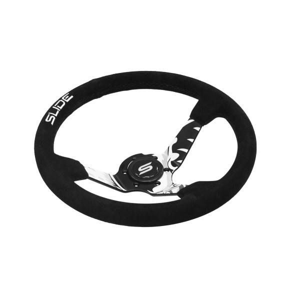 Steering wheel SLIDE 350mm offset:90mm Suede Hydrographics