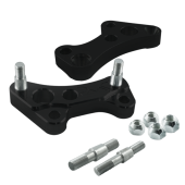 BMW E46 Stage 3 +25% Torsion Adapters - Black Upgrade