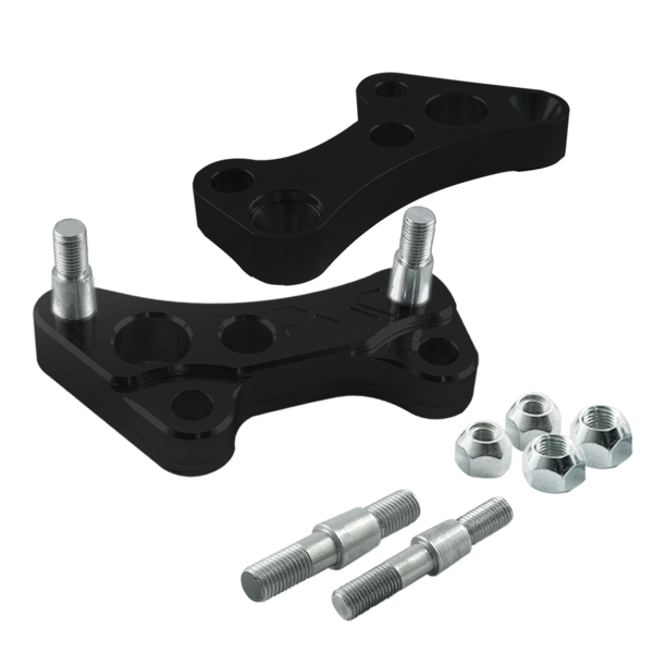 BMW E46 Stage 3 +25% Torsion Adapters - Black Upgrade