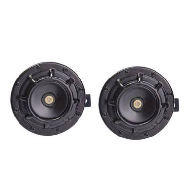 BlastTone 335-400Hz Black Car Horn - Loud & Durable Sound