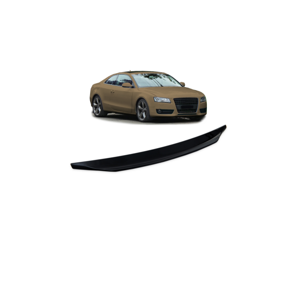 Gloss Black Rear Trunk Spoiler for AUDI A5 Coupe 2007-2016