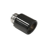 Exhaust Tip 89mm enter 76mm Carbon Gloss
