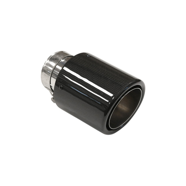 Exhaust Tip 89mm enter 76mm Carbon Gloss