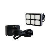 6-Switch 12V Circuit Controller with Fuses - 600W Power