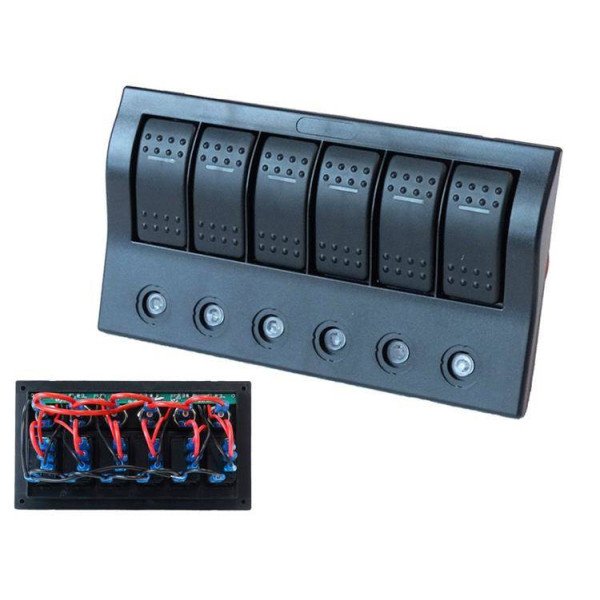 12-24V IP68 Waterproof Switch - 5A, 10A, 15A Options