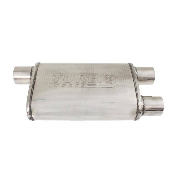 63.5mm Rear Center Muffler - LT 304SS, 355mm Length