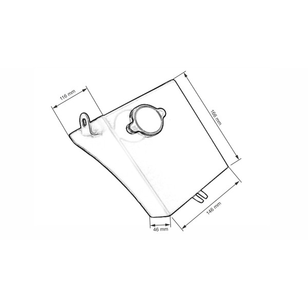 High-Performance Coolant Water Tank for Nissan 200SX S13/S14