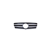 Chrome & Black Sport Grille for Mercedes E-Class W211 2002-2006