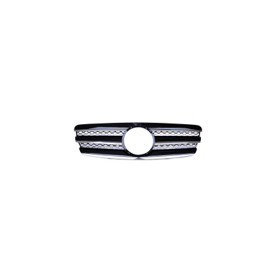 Chrome & Black Sport Grille for Mercedes E-Class W211 2002-2006