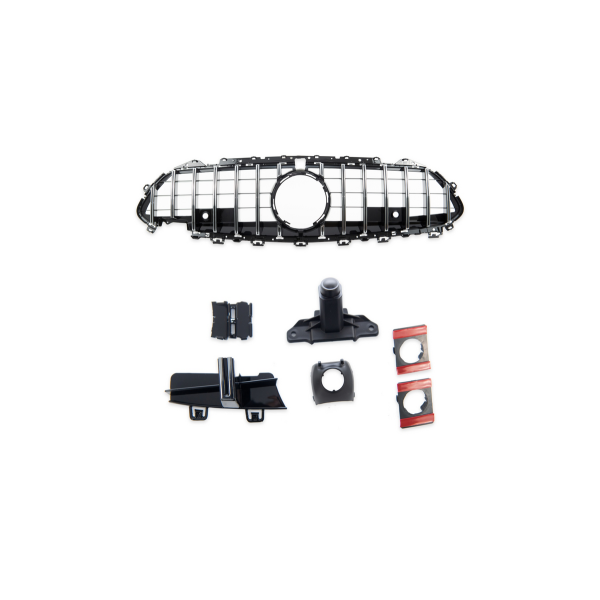 Sport Grille GT Chrome & Black Camera for Mercedes CLS C257