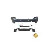 BMW 3 E91 Facelift Rear Bumper with Integrated Diffuser