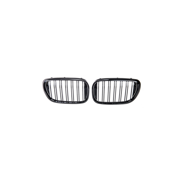 Gloss Black Dual Line Grill for BMW 7 Series G11 G12
