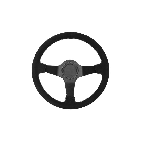 Steering wheel SLIDE 350mm offset:90mm Suede Black
