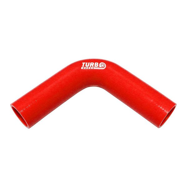 90° Red Elbow Connector - 60mm XL Size for Plumbing
