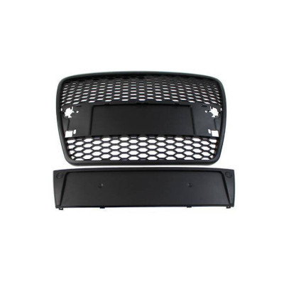 Gloss Black RS-Style Grill for Audi A6 C6 (04-09)
