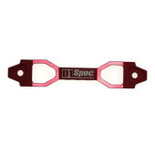 D1Spec 17cm Red Car Battery Tie Down - Secure & Durable