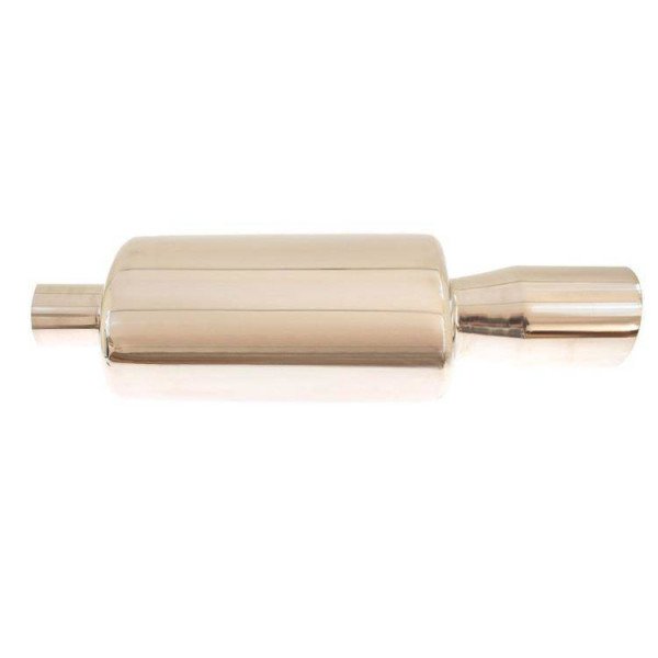 100mm Inlet Rear Muffler - 63.5mm Exhaust Upgrade