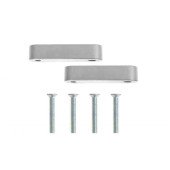 Silver Hood Vent Spacer for Honda Civic 88-00 - Upgrade Now!