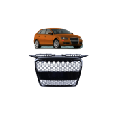 Gloss Black Grill for Audi A3 8P