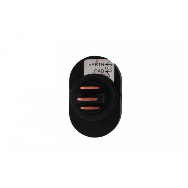 3-Pin White Oval Switch - ON/OFF Control for Home Use