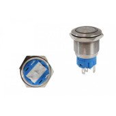 304SS 19mm ON-OFF Switch - Orange Finish, Durable Design