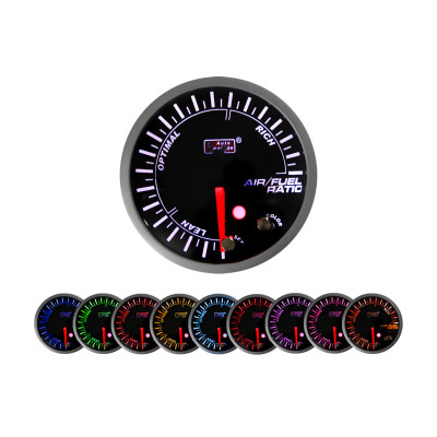 Auto Gauge 60mm 10-Color AFR Meter for Accurate Readings