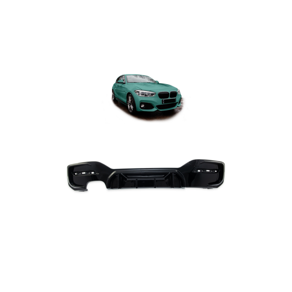 Gloss Black Rear Diffuser for BMW 1 Series F20 F21 Facelift