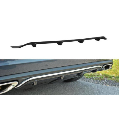 Gloss Black Rear Valance for Mercedes-Benz E W212 Diffuser