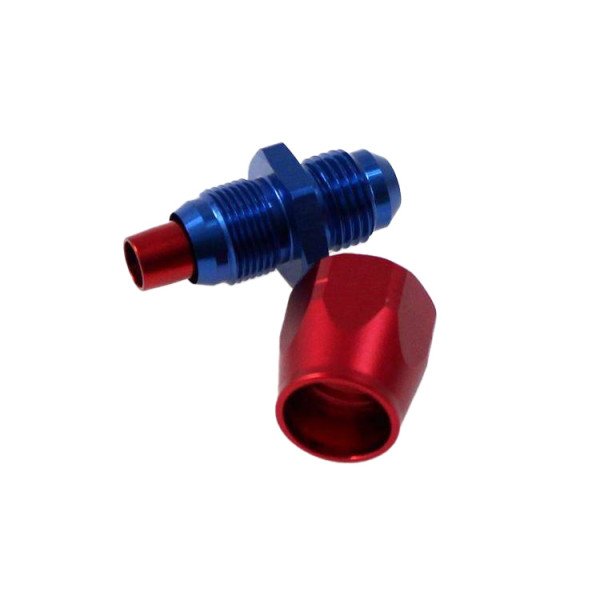 Forged AN6 Swivel Fitting - Straight 9/16-18 NPT Cutter