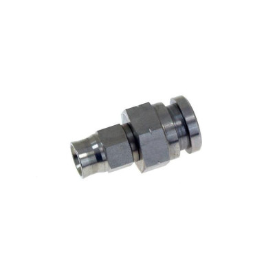 M10x1.0 Stainless Steel Hose End Fitting - 3/8" UNEF, 17mm Hex