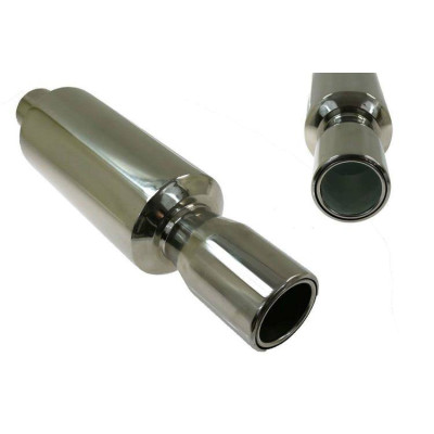 100mm Inlet Rear Muffler - 63.5mm Exhaust Upgrade