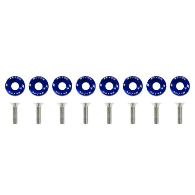 M6x1.0 Universal Screws 15mm Slide - Purple Finish