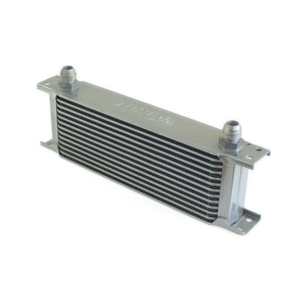 13-Row Silver Oil Cooler 260x100x50 AN10 for Enhanced Cooling