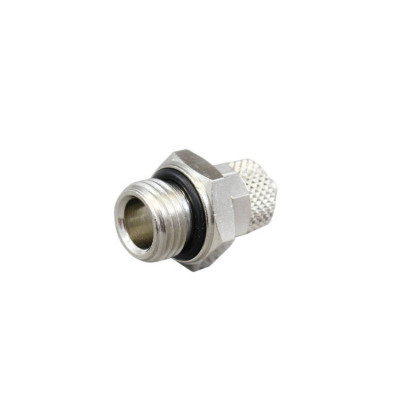 "6-4mm Brass Air Hose Fitting - 1/4" External Connector"