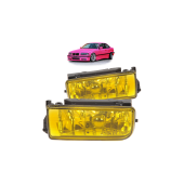 Yellow Fog Lights for BMW 3 E36 Compact - High Visibility