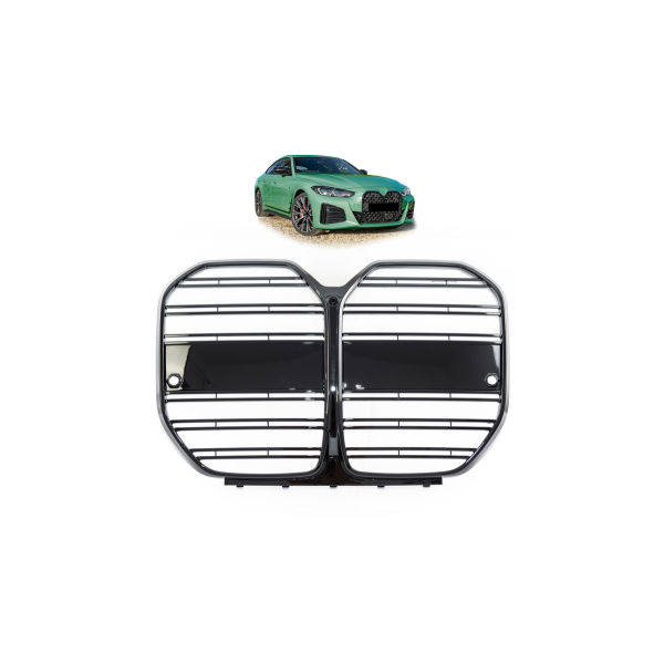 Gloss Black Dual Line Sport Grille for BMW 4 Series G26 2021+