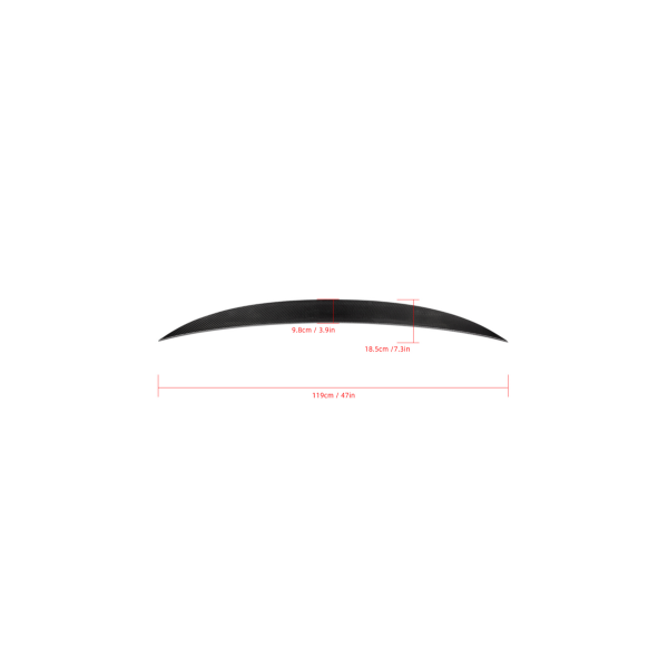 BMW 3 E92 Carbon Fiber Spoiler Lip for Enhanced Aerodynamics