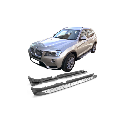Aluminium Side Steps for BMW X3 F25 - Durable & Stylish
