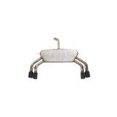 Exhaust Muffler Silencer suitable for AUDI A3 (8V) Sportback 2013-2019 with Black Tips only for S-Line